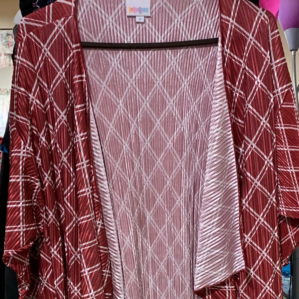 LuLaRoe plaid Shirley